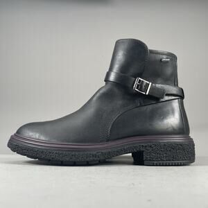 Ecco Crepetray Goretex Women’s EU 40 US 9 Black Pull On Bundle Ankle Boot Casual